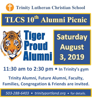 Trinity Lutheran Christian School Alumni Picnic