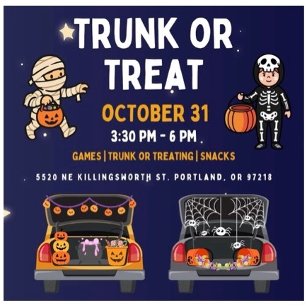 Trinity's Trunk or Treat Evening